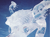 氷の彫刻